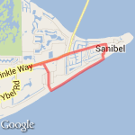 east gulf beach to donax loop route map