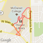 TERROR TROT route map