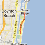 Beach 5K route map