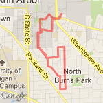 Ralph Nader route map