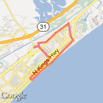 Two girls- 10 miles (or close) running on well-lit route   route map