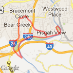 FBR to Brevard  route map