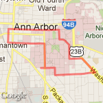 3.3 miles from SQuad route map