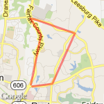 Wiele and Reston Parkway route map