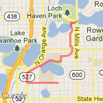 Urban Trail route map