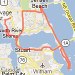 FF24 mile loop route map