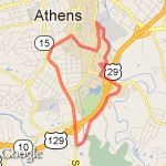 Ramsey 10k route map