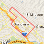 Media-Sonora Loop ~10K route map