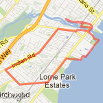 12k Indian to Lake Loop route map