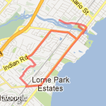 10K Loop route map