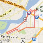 fun river road + ww knight run route map