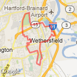 Turkey Day Run  route map