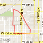 B line north route map