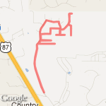 Village Green 5 miles route map