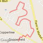 Copperfield Neighborhood route map