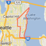 lake wash loop route map