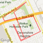 practice for 10k route map