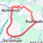 Mon 21/02/11 route map