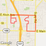 3.5 Mile route overpass twice route map