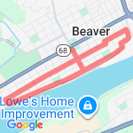 First Annual Turkey Trot route map