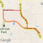 Long Route Flowermound route map