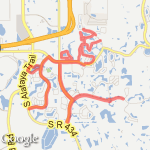 Waterford Lakes route map