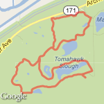 Paleo 10.35 - 15.65 route map