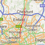 Stoke Newington x2 route map