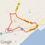 Beach Loop route map