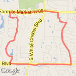 Rockenbaugh route map