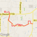 hidden lakes route map