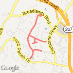 Chickacoan route map