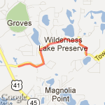 WLP Turkey Trot 5K route map