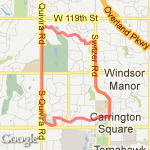 6 mile run route map
