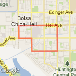 Medium Run 1 route map