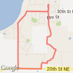 High School Trail route map