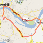 Riverside Loop route map