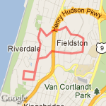 Fieldston route map