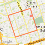 Victoria Park block route map