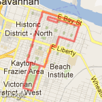 clarys 6 miles route map