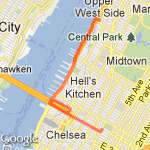 Residence inn to riverside drive route map