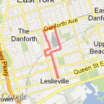 Leslie Greenwood hills route map