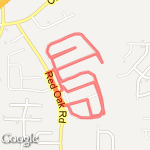 MW Jingle Bell Walk route map