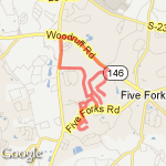 7 miles Brown/Woodruff/Stonehaven route map