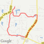 5K Camden Pointe Route route map