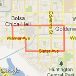 Medium run 3 route map