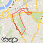 4.85 miles route map