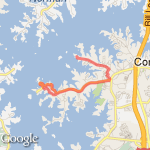 10.2 mile peninsula run  route map