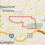 4 mile golf course alameda loop route map