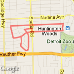 Week Day Run route map